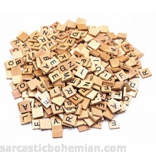 M-Aimee 600 SCRABBLE TILES NEW Scrabble Letters Pendants Crafts Spelling Pieces B01N1TE6BX